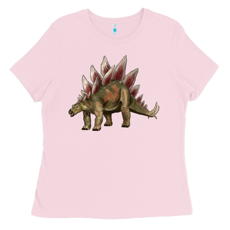 Dinosaur Stegosaurus Ladies Tee by Artiststas | Teevron