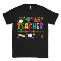 Black teacher crayons kids caffeine Classic Tee - NancyCooperArtShop