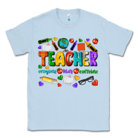 Dusty Blue teacher crayons kids caffeine Classic Tee - NancyCooperArtShop