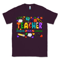 Plum teacher crayons kids caffeine Classic Tee - NancyCooperArtShop