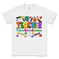 White teacher crayons kids caffeine Classic Tee - NancyCooperArtShop