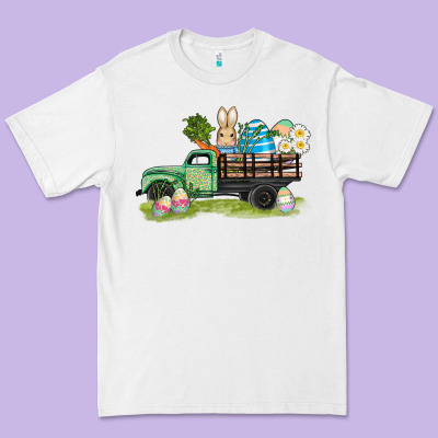 Easter Hunt İn Truck Premium Tee Designed By Adodesignshop