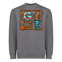 Storm Fall Autumn Leopard Gigi Heavyweight Sweatshirt - LillyAllenDesigns