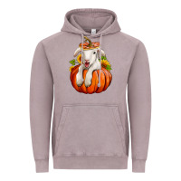 Vintage Zinc fall pumpkin lamb nancy cooper Vintage Hoodie - NancyCooperArtShop