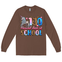 Chestnut 100 magical days of school Long Sleeve Tee - LillyAllenDesigns