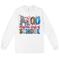 White 100 magical days of school Long Sleeve Tee - LillyAllenDesigns