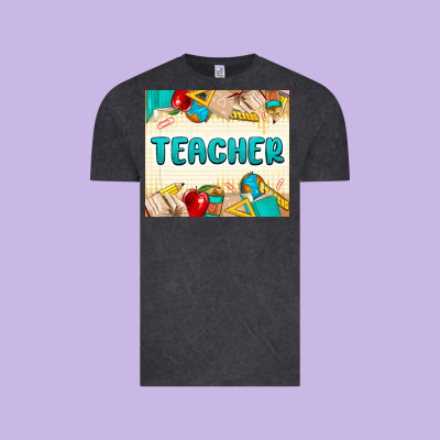 Teacher Vintage Tee Designed By Maliassmallbusiness