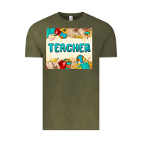 Vintage Olive teacher Vintage Tee - MaliasSmallBusiness
