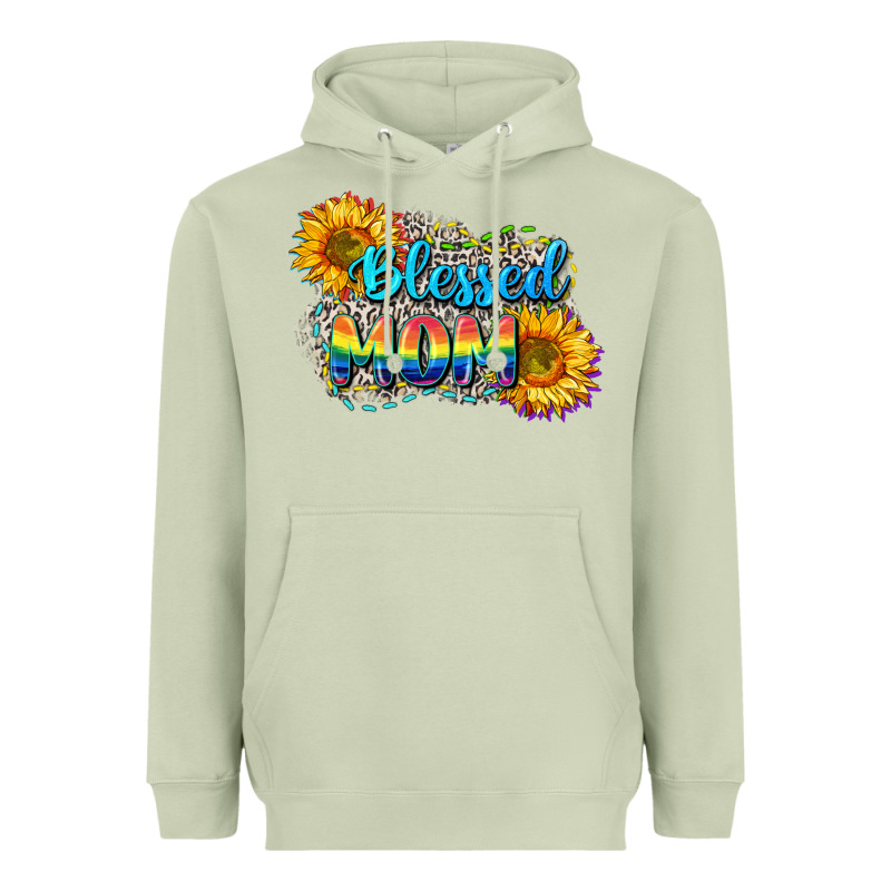 Blessed Mom Heavyweight Hoodie by CowGirlArtShop | Teevron