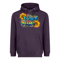 Plum Blessed mom Heavyweight Hoodie - CowGirlArtShop