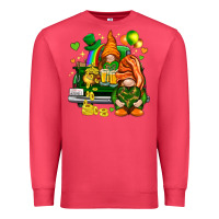 Cardinal St. Patrick's Day gnomies with heart Premium Sweatshirt - HowdyJamesFarm