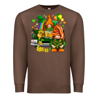 Chestnut St. Patrick's Day gnomies with heart Premium Sweatshirt - HowdyJamesFarm