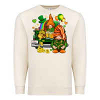 Sandshell St. Patrick's Day gnomies with heart Premium Sweatshirt - HowdyJamesFarm