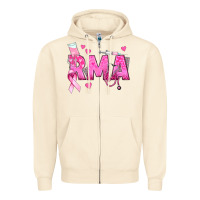 Sandshell breast cancer rma registered medical assistant Zipper Hoodie - texasbilliewilder