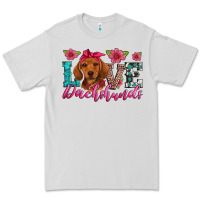 Dove Grey love dachshunds Premium Tee - Artiststas