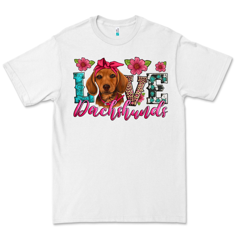 Love Dachshunds Premium Tee by Artiststas | Teevron