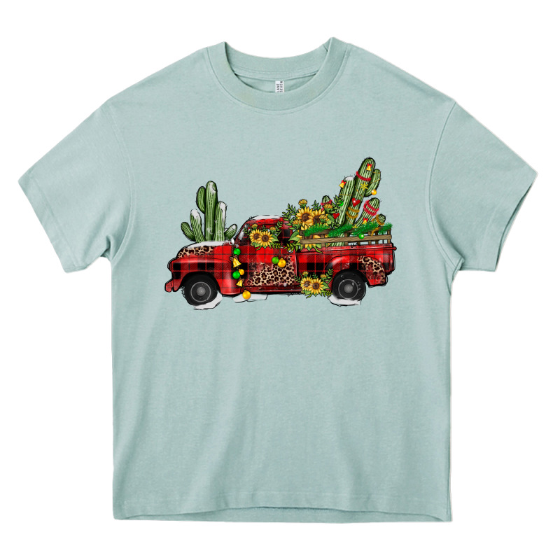 Christmas Truck Heavy Core Tee by JahusDesignShop | Teevron