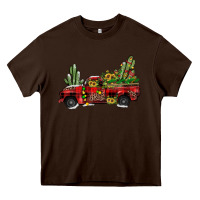 Chocolate Brown christmas truck Heavy Core Tee - JahusDesignShop