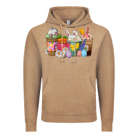 Vintage Coffee Easter coffee cups Vintage Hoodie - NancyCooperArtShop