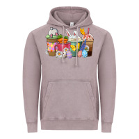 Vintage Zinc Easter coffee cups Vintage Hoodie - NancyCooperArtShop
