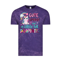 Cloud Purple cute smart and a little bit dramatic with unicorn Vintage Tee - NancyCooperArtShop
