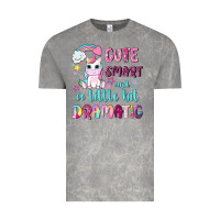 Cloud Rock cute smart and a little bit dramatic with unicorn Vintage Tee - NancyCooperArtShop