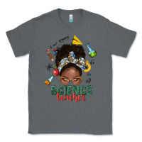 Charcoal Heather science teacher afro messy bun Classic Tee - NancyCooperArtShop