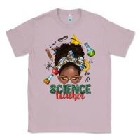 Lilac science teacher afro messy bun Classic Tee - NancyCooperArtShop