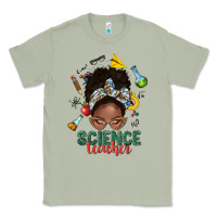 Matcha science teacher afro messy bun Classic Tee - NancyCooperArtShop