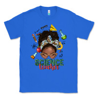 True Royal science teacher afro messy bun Classic Tee - NancyCooperArtShop