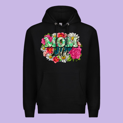 Mom Life Premium Hoodie Designed By Cowgirlartshop