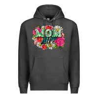Charcoal Heather Mom life Premium Hoodie - CowGirlArtShop