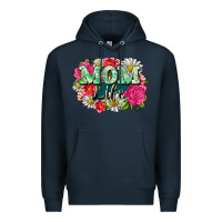 Navy Mom life Premium Hoodie - CowGirlArtShop