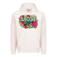 Pale Pink Mom life Premium Hoodie - CowGirlArtShop