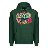 Sports Green Mom life Premium Hoodie - CowGirlArtShop