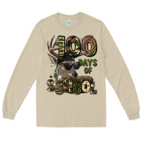 Mushroom 100 days of school hunting deer Long Sleeve Tee - LillyAllenDesigns