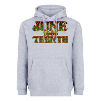 Heather Grey Juneteenth 1865 Heavyweight Hoodie - HowdyJamesFarm