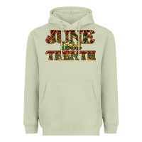 Matcha Juneteenth 1865 Heavyweight Hoodie - HowdyJamesFarm