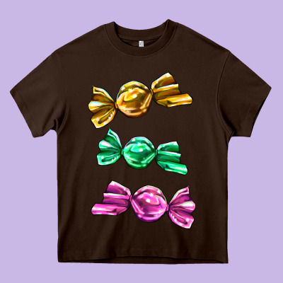 Colorful Candies Heavy Core Tee Designed By Adodesignshop