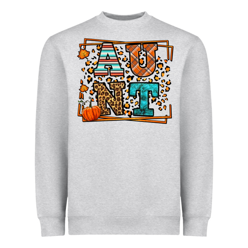 Fall Autumn Leopard Aunt Heavyweight Sweatshirt by LillyAllenDesigns | Teevron