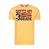 Vintage Mustard batter up 3rd grade Vintage Tee - JahusDesignShop