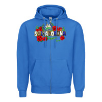 True Royal salvadorena Zipper Hoodie - texasbilliewilder