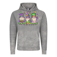 Cloud Rock mardi gras gnomes Vintage Hoodie - MaliasSmallBusiness