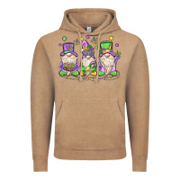 Vintage Coffee mardi gras gnomes Vintage Hoodie - MaliasSmallBusiness