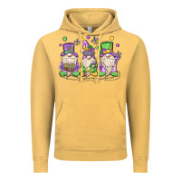 Vintage Mustard mardi gras gnomes Vintage Hoodie - MaliasSmallBusiness