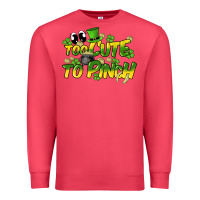 Cardinal Too cute to pinch St. Patrick's Day Premium Sweatshirt - HowdyJamesFarm