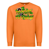 Carrot Too cute to pinch St. Patrick's Day Premium Sweatshirt - HowdyJamesFarm