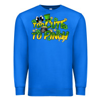True Royal Too cute to pinch St. Patrick's Day Premium Sweatshirt - HowdyJamesFarm