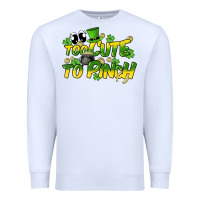 Too Cute To Pinch St. Patrick's Day Premium Sweatshirt | Teevron