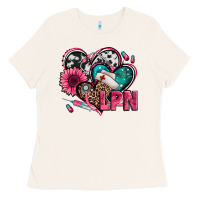 Bone lpn licensed practical nurse hearts Ladies Tee - Jasminsmagicworld